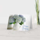 Search for blue hydrangea birthday cards Flowers
