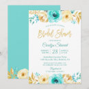 Search for tiffany bridal shower invitations Aqua