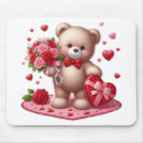 Search for cute teddy bear mouse mats Hearts