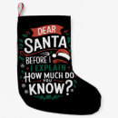Search for dear christmas stockings Santa