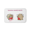 Search for funny bath mats Animal lover