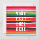 Search for serape invitations Cinco de mayo