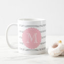 Search for pink and black striped mugs For her