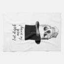 Search for vintage halloween tea towels Skull