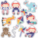 Search for cute dolls stickers Teddy bear
