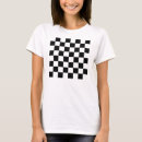 Search for black and white checkered tshirts Chess