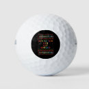 Search for snow golf balls Santa