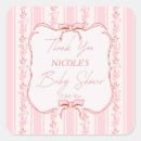 Search for pink striped stickers Bow