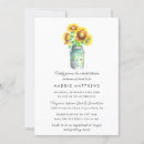 Search for sunflower mason jar bridal shower invitations Floral