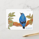 Search for blue watercolor postcards Wildlife