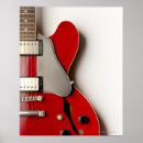 Search for red guitar art Music