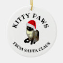 Search for siamese cat christmas tree decorations Santa