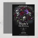 Search for gothic birthday invitations Elegant