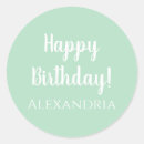 Search for stylish birthday stickers Typography