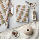 Search for gingerbread man wrapping paper Pattern