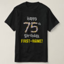 Search for 75th birthday tshirts Floral