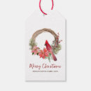 Search for christmas wreath gift tags Red and green