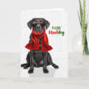 Search for black lab christmas cards Dog lovers