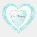 Search for blue damask wedding stickers Stylish