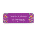 Search for swirl wedding return address labels Purple
