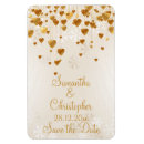 Search for gold snowflake save the dates Winter