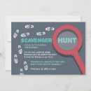 Search for scavenger hunt invitations Party
