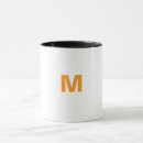 Search for letter m mugs Design