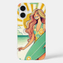 Search for surfer girl iphone cases Surfboard