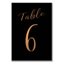Search for black and gold table cards Calligraphy