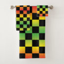Search for green and yellow bath towels Orange