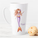 Search for purple mermaid mugs Illustration