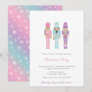 Search for pastel christmas invitations Snowflakes