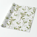 Search for botany wrapping paper Watercolor