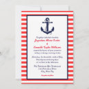 Search for red white and blue wedding invitations Nautical