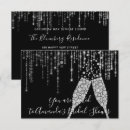 Search for silver bridal shower invitations Diamond