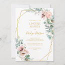 Search for peach and gold bridal shower invitations For her