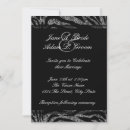 Search for elegant zebra wedding invitations Black and white