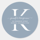 Search for monogram return address stickers Modern