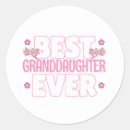 Search for granddaughters stickers Pink