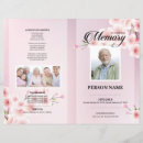 Search for printable funeral programs Memorial program