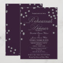 Search for confetti rehearsal dinner invitations Glitter