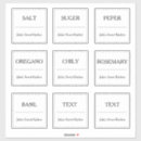 Search for spice jar stickers Pantry