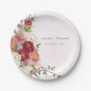 Search for red flower plates Simple minimal