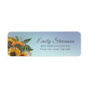 Search for rustic sunflower return address labels Greenery