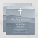 Search for grey first communion invitations Modern