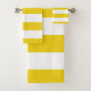 Search for yellow stripe design bath towels Geometric pattern