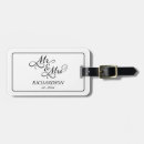 Search for couples luggage tags Mr and mrs