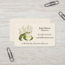 Search for frog business cards Green