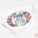 Search for 4th oval stickers 4th of july