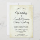 Search for parchment wedding invitations Vintage